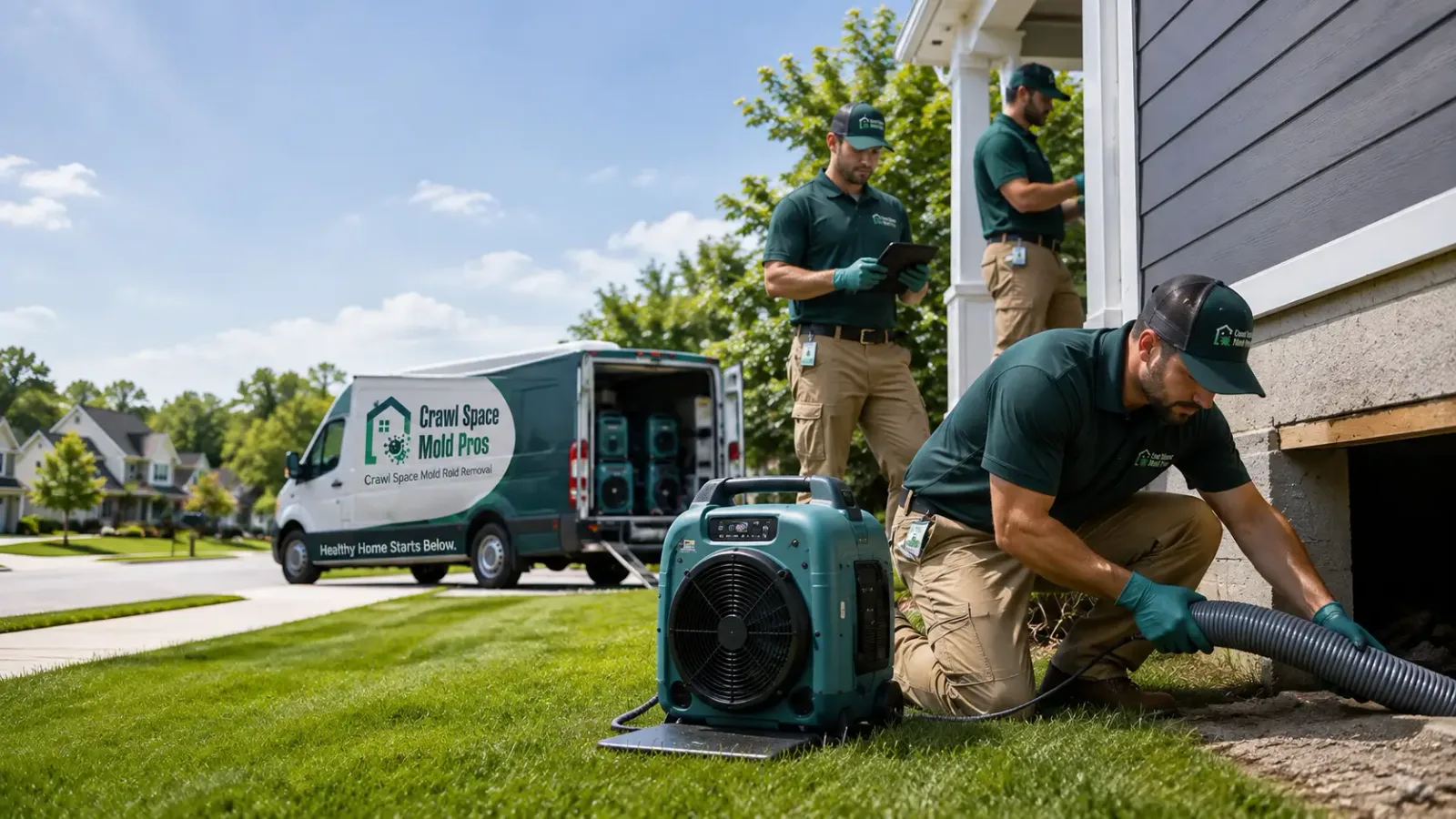 Crawl Space Mold Removal in Cosmos, MN